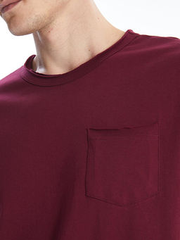 Bisiklet Yaka Penye Erkek Ti??rt