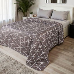 Покрывало LoveLife евро Grid 200×210±5 см, новосатин, 100%п/э