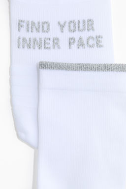 Pack de 2 calcetines de running con DryMove - H&m фото 3