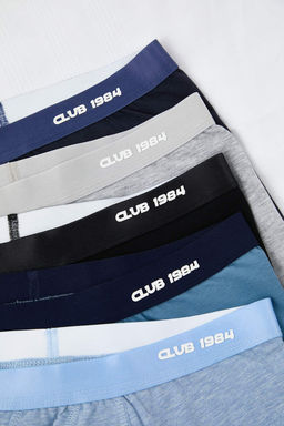 TRENDYOL MAN Cok Renkli 5li Desenli/Duz Paketli Boxer TMNAW25BX00005 - Trendyolmilla фото 4