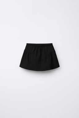 BRODERIE ANGLAISE RUFFLE SKIRT