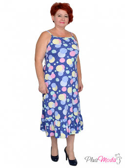 Сарафан-сорочка Модель №1518 размеры 44-84 - Plusmoda фото 5