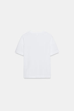 LABEL SHORT SLEEVE T-SHIRT - Zara фото 5