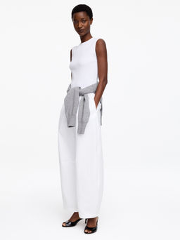 Pantalones de algod?n con pernera de barril - H&m фото 7