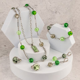 Серьги из муранского стекла SHINE LC3468