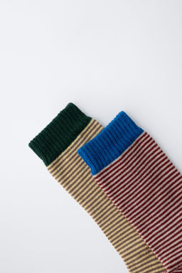 2-PACK OF STRIPED SOCKS - Zara фото 5