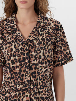 Комплект домашний женский с леопардовым принтом - Mark formelle фото 4