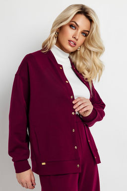 Жакет женский 4471Т/01/Бордовый - Rise фото 2