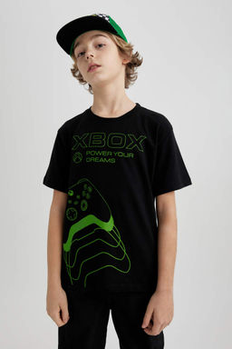 Футболка Xbox с круглым вырезом для мальчиков и короткими рукавами - Defacto фото 4