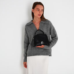 Сумка кросс-боди на молнии, цвет чёрный - Simaland фото 3