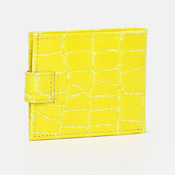 Кошелёк на кнопке, цвет жёлтый - Simaland фото 2