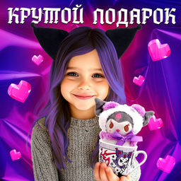 Подарочный набор Чёрный кролик, кружка с игрушкой - Happy valley фото 4