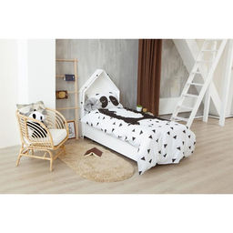 Постельное белье Этель 1,5 сп Панда 143х215 см, 150х214 см, 50х70 см -1 шт  фото 7