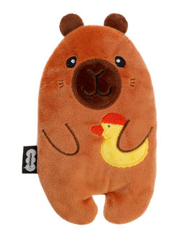 Мягкая игрушка - грелка «Капибара с уточкой», с вишнёвыми косточками, 18 см