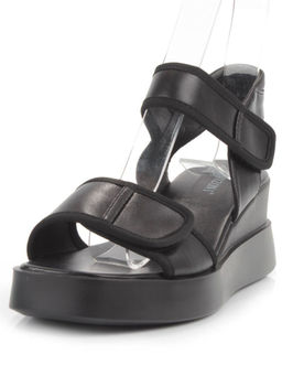 08-PEG248-2 BLACK Босоножки женские (натуральная кожа)