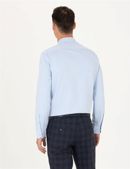 A__k Mavi Slim Fit Uzun Kollu Basic G_mlek - Pierre cardin фото 5