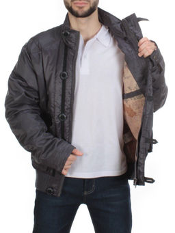 A71 GREY Куртка демисезонная мужская NO NAME (100 гр. синтепон)