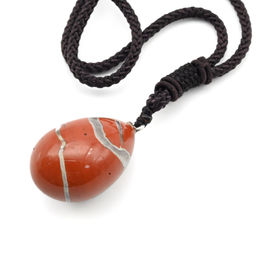 Подвеска из яшмы капля 20*30мм