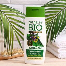 ПРЕЛЕСТЬ БИО бальзам 250мл Укрепление и Защита д/всех типов волос