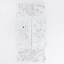 Набор для рисования Динозавры в космосе в форме карандаша, 51 предмет - Школа талантов фото 4