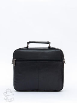 Сумка мужская кожаная 608M black Fuzhiniao