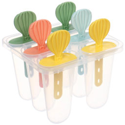 Цена за 2 шт. Форма для приготовления мороженого "Воздушный шар" 6шт