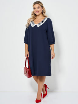 Платье 0218-2 чёрный кварц - Dora фото 113