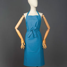 24С39-ШР/039/в/с.уп. Фартук 90*65 Ромб-2 цв. 1872 рис. 156 сине-бирюзовый