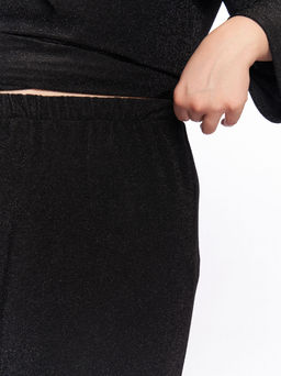 Костюм с люрексом KO02127BLK01