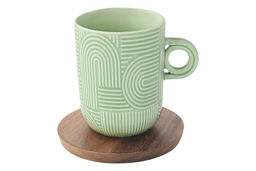 Набор кружек Радуга, сиреневая, зелёная, 0,35 л, 2 шт - Easy life фото 5