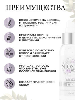 Эликсир терапевтический Intensive для увеличения диаметра и объема волос, 100 мл Nioxin  фото 3