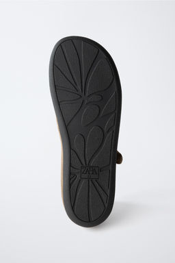 LEATHER BAREFOOT BALLERINAS - Zara фото 16