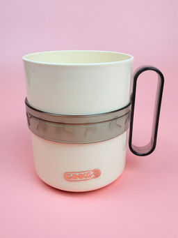 Цена за 2 шт. Стакан для зубных щеток 550мл (пластик) цвет микс OLS-033А-24