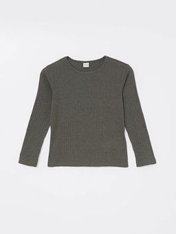 Bisiklet Yaka K?z ?ocuk Ti??rt