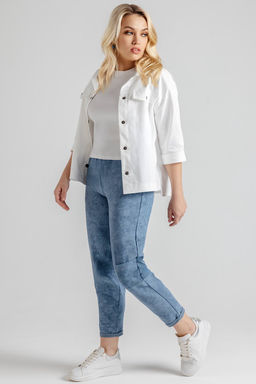 Брюки женские 102/24/Голубой варёнка