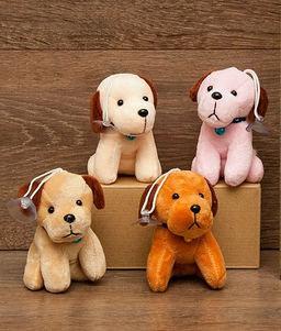 Мягкая игрушка "Собака с бубенчиком" (SS014) озвученная