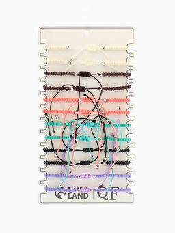 Цена за 12 шт. Браслет под натуральный камень «Крошка» с жемчугом, d=6 см, МИКС