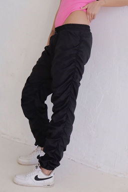 11571 Брюки-джоггеры чёрные - Martichelli фото 17