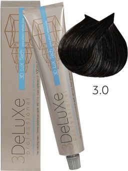 3.0 Крем-краска для волос 3DELUXE PROFESSIONAL ТЕМНО-КАШТАНОВЫЙ