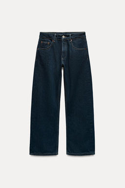 TRF BALLOON CURVED LEG MID-WAIST JEANS - Zara фото 8