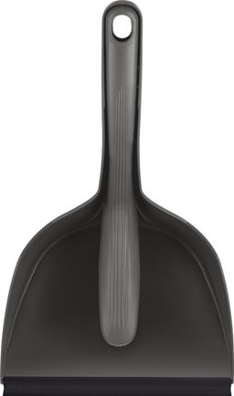 Щетка-сметка с совком Spin&Clean RocknRoll, с ручками 21 см, с кромкой, антрацит SC551710003 - Пластик репаблик фото 2
