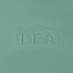 Поднос пластиковый IDEA, 25×29×3.2 см, пластик, бирюзовый