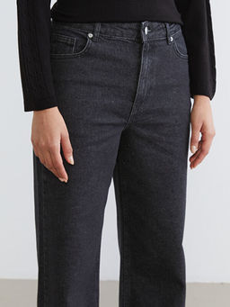 Wideleg Kad?n Jean Pantolon