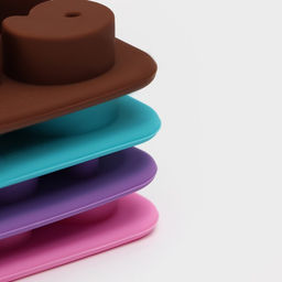 Форма для шоколада Доляна Цифры, силикон, 16?16?2 см, 20 ячеек (2.9?2.2 см), МИКС  фото 8