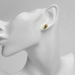 Серьги металл Стиль неоны мини, цвет золото