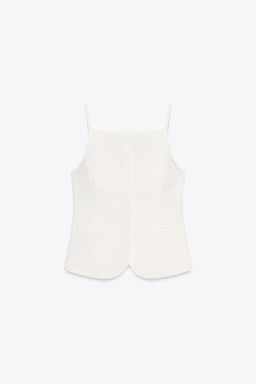 BUTTONED WAISTCOAT TOP - Zara фото 14