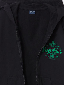 Kap??onlu Erkek ?ocuk Fermuarl? Sweatshirt - Waikiki фото 3