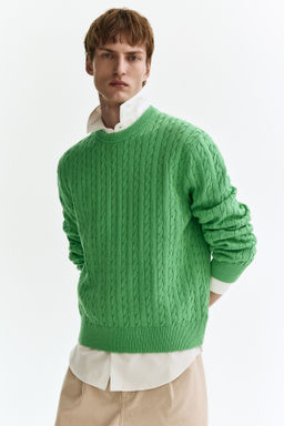 Jersey en punto trenzado Regular Fit - H&m фото 4