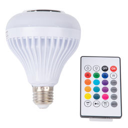 ULI-Q340 8W/RGB/E27 WHITE Светодиодный светильник Диско, с динамиком и Bluetooth. 220В. Белый. ТМ Volpe