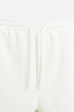 TEXTURED JOGGER BERMUDA SHORTS - Zara фото 7